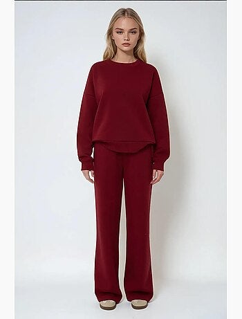 Pantalon de jogging à jambes larges avec cordon de serrage à la taille hiccup