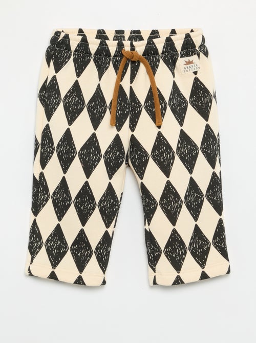 Pantalon de jogging à motif - Kiabi