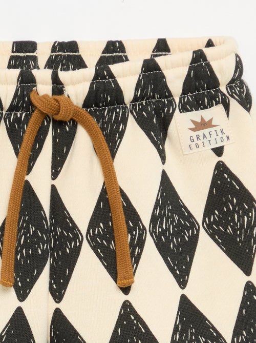 Pantalon de jogging à motif - Kiabi