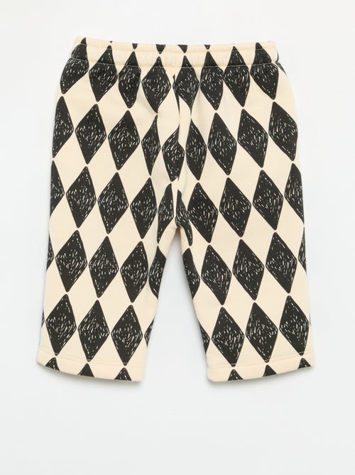 Pantalon de jogging à motif - Kiabi