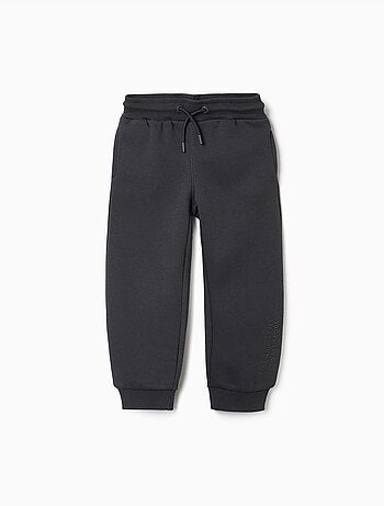 Pantalon de jogging ajusté en coton peigné avec imprimé