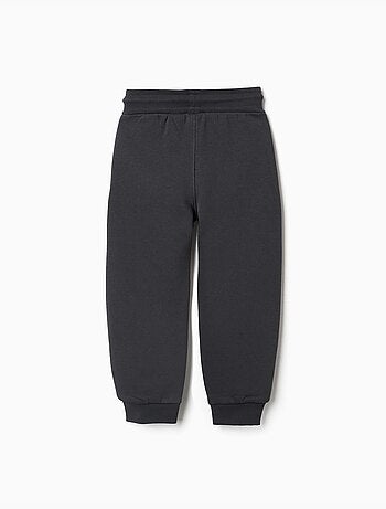 Pantalon de jogging ajusté en coton peigné avec imprimé