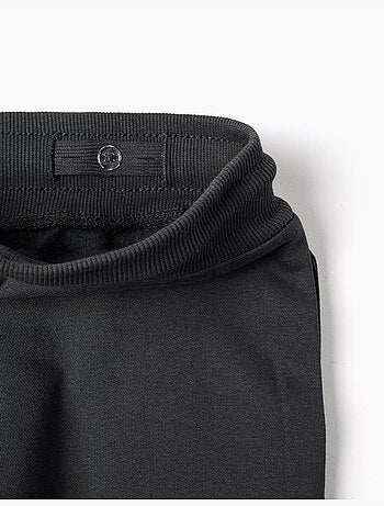 Pantalon de jogging ajusté en coton peigné avec imprimé