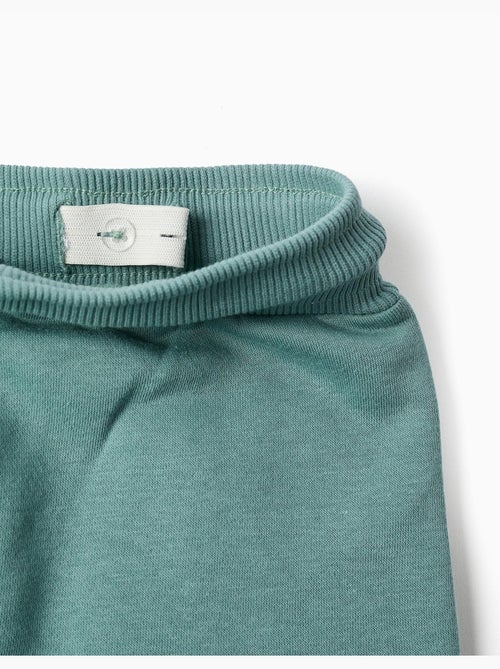 Pantalon de jogging ajusté en coton peigné avec imprimé - Kiabi