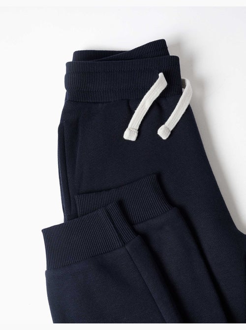Pantalon de jogging ajusté en molleton avec cordon de serrage - Kiabi