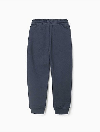 Pantalon de jogging ajusté en molleton avec poches et imprimé zy