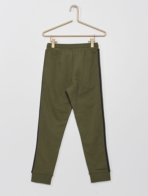 Pantalon de jogging avec bandes contrastantes - Kiabi