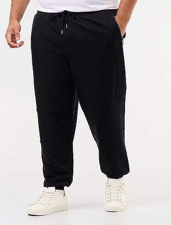 Pantalon de jogging avec bas resserré et poches zippées