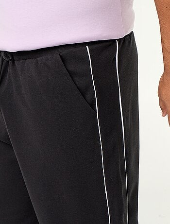 Pantalon de jogging avec liserés contrastés