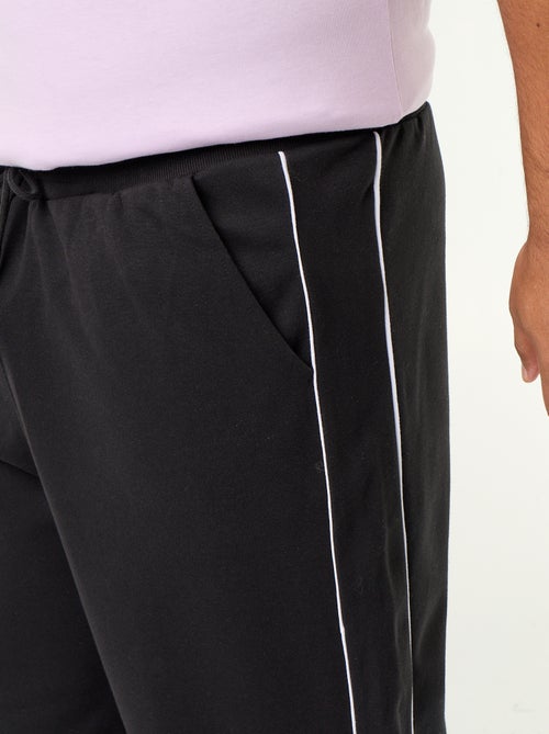 Pantalon de jogging avec liserés contrastés - Kiabi