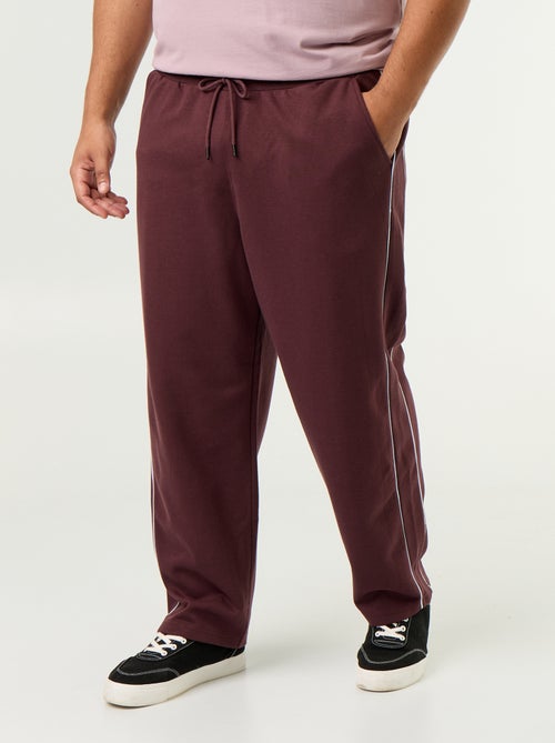 Pantalon de jogging avec liserés contrastés - Kiabi Pantalon de jogging avec liserés contrastés - Kiabi