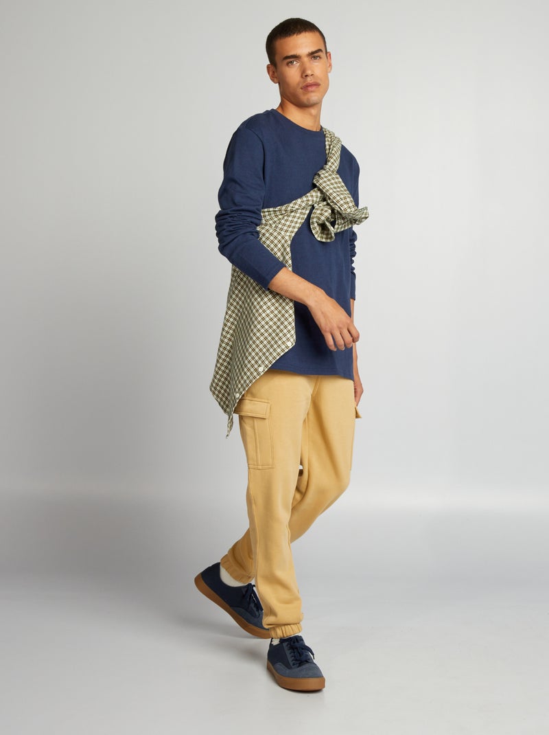 Pantalon de jogging avec poches Beige - Kiabi