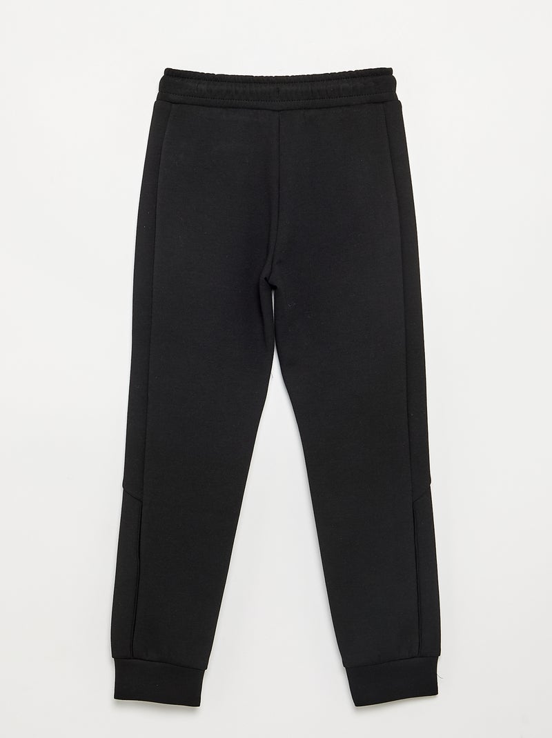 Pantalon de jogging avec poches Noir - Kiabi