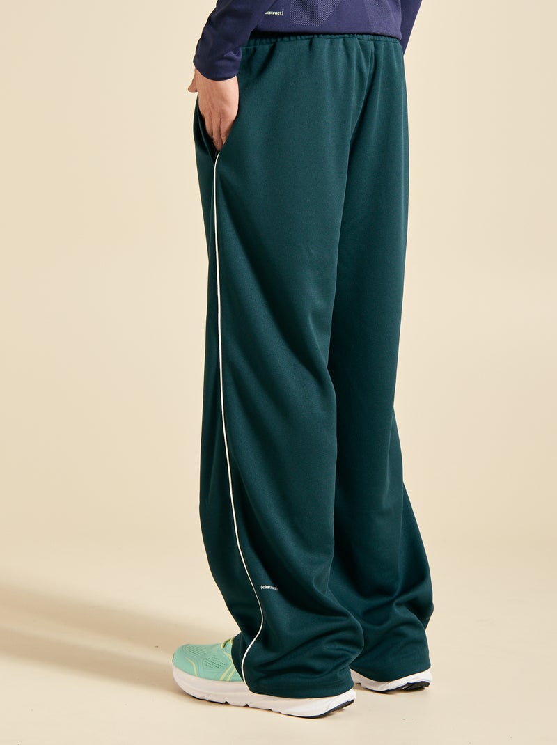Pantalon de jogging avec poches zippées (ekstract) Vert - Kiabi