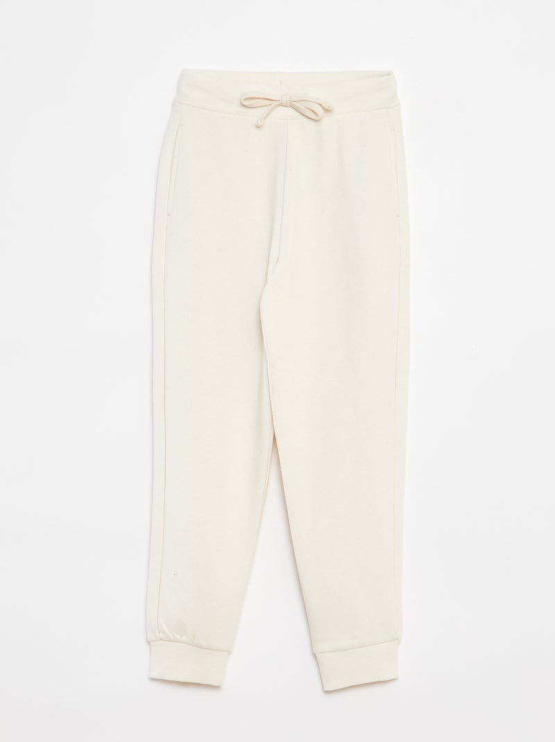 Pantalon de jogging Blanc - Kiabi