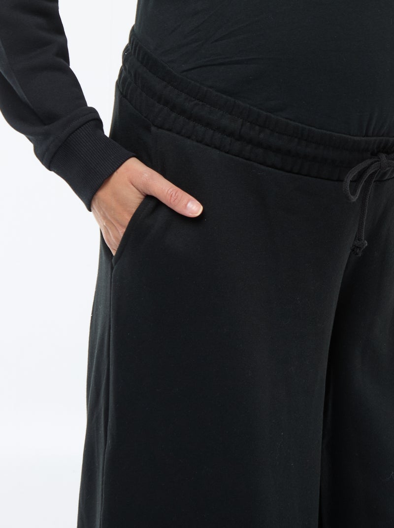Pantalon de jogging de maternité Noir - Kiabi