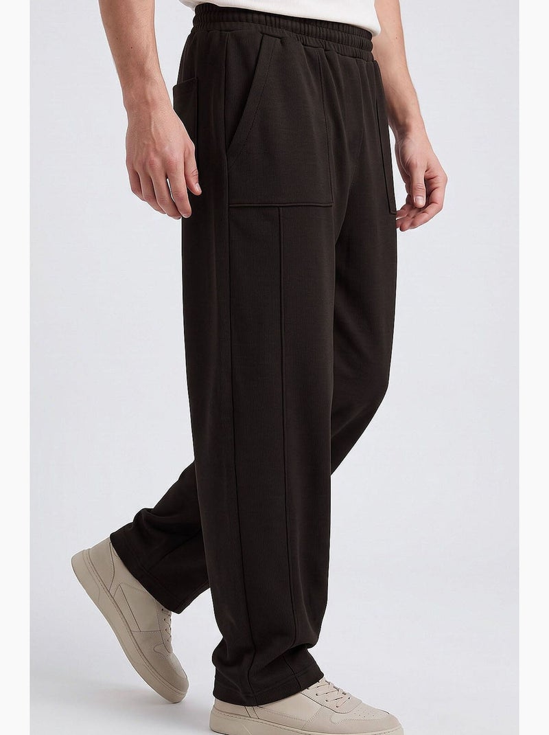 Pantalon de jogging décontracté tommy Noir - Kiabi