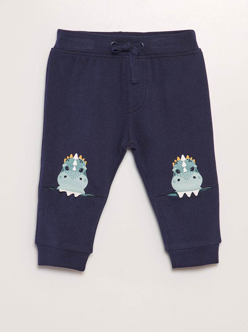 Pantalon de jogging 'dinosaure' Bleu - Kiabi