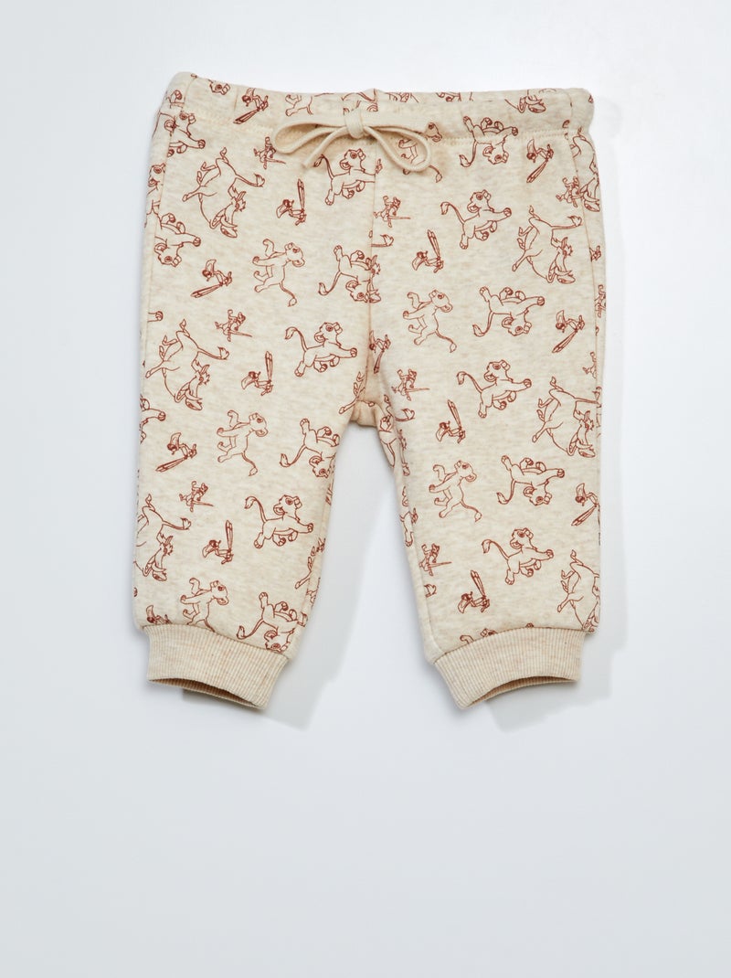 Pantalon de jogging 'Disney' Beige - Kiabi