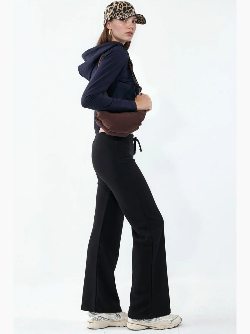 Pantalon de jogging droit femme busem Noir - Kiabi