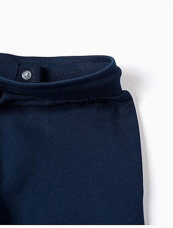 Pantalon de jogging en coton avec imprimé marvel et cordon de serrage