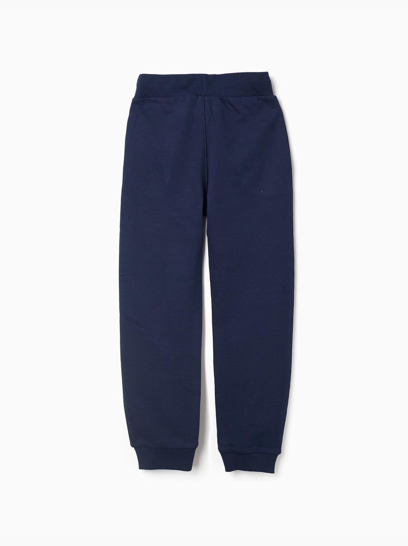 Pantalon de Jogging en Coton Bleu foncé - Kiabi