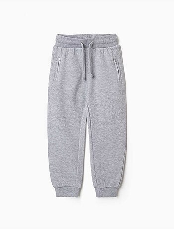 Pantalon de jogging en coton peigné avec cordon de serrage et poches
