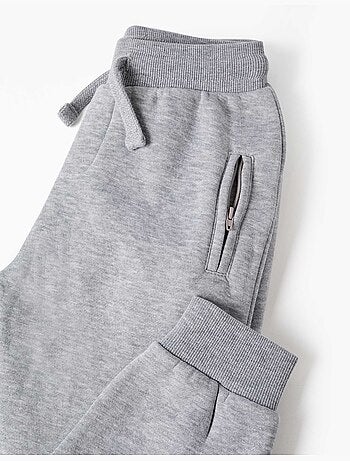Pantalon de jogging en coton peigné avec cordon de serrage et poches