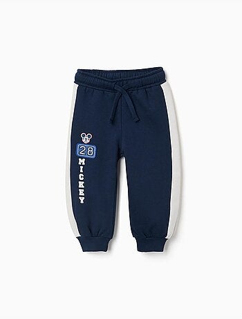 Pantalon de jogging en coton peigné avec imprimé mickey