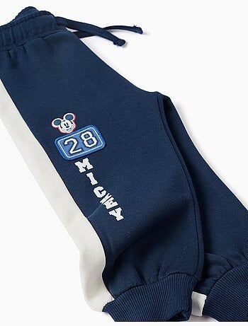 Pantalon de jogging en coton peigné avec imprimé mickey