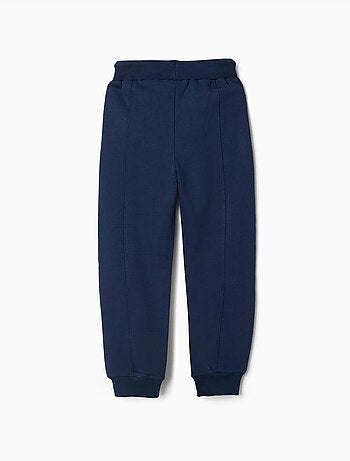 Pantalon de jogging en coton peigné avec imprimé spider-man et cordon