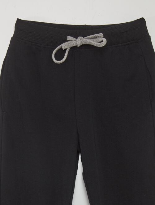 Pantalon de jogging en coton uni - Mixte - Kiabi