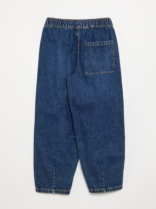Pantalon de jogging en denim - Kiabi