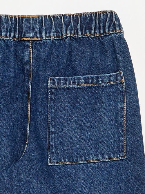 Pantalon de jogging en denim - Kiabi