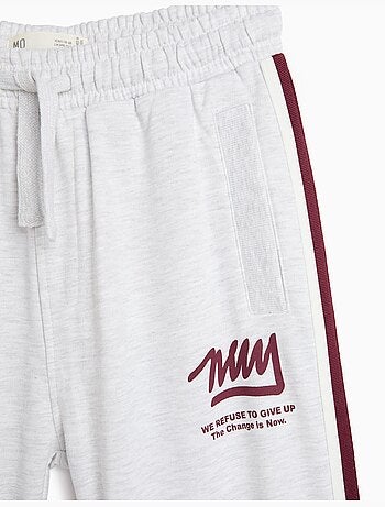 Pantalon de jogging en éponge, mo fashion