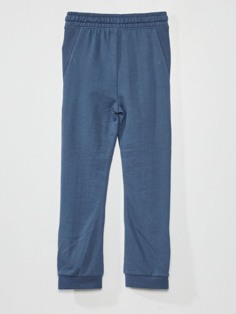 Pantalon de jogging en maille Bleu - Kiabi