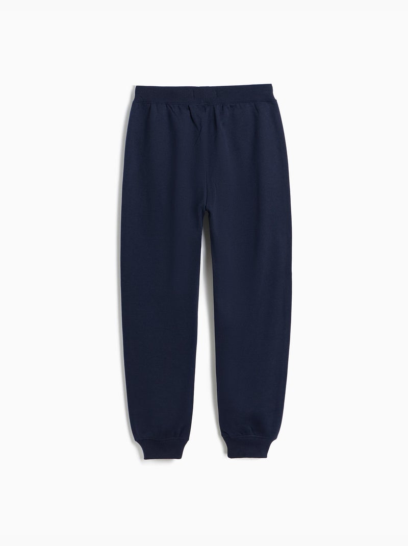 Pantalon de jogging en moelleux, mo fashion Bleu - Kiabi