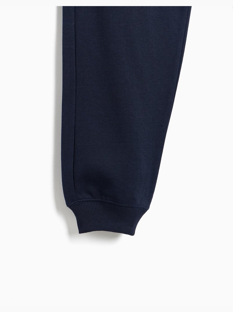Pantalon de jogging en moelleux, mo fashion Bleu - Kiabi