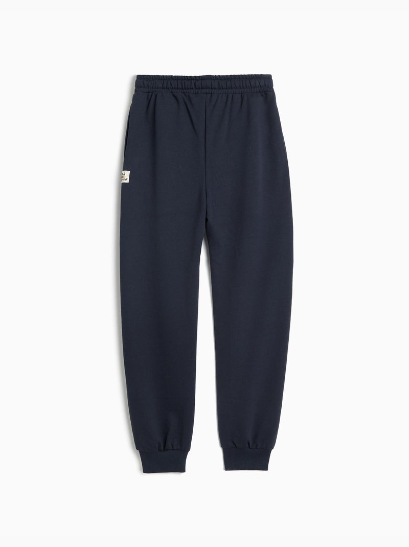 Pantalon de jogging en moelleux, mo fashion Bleu - Kiabi