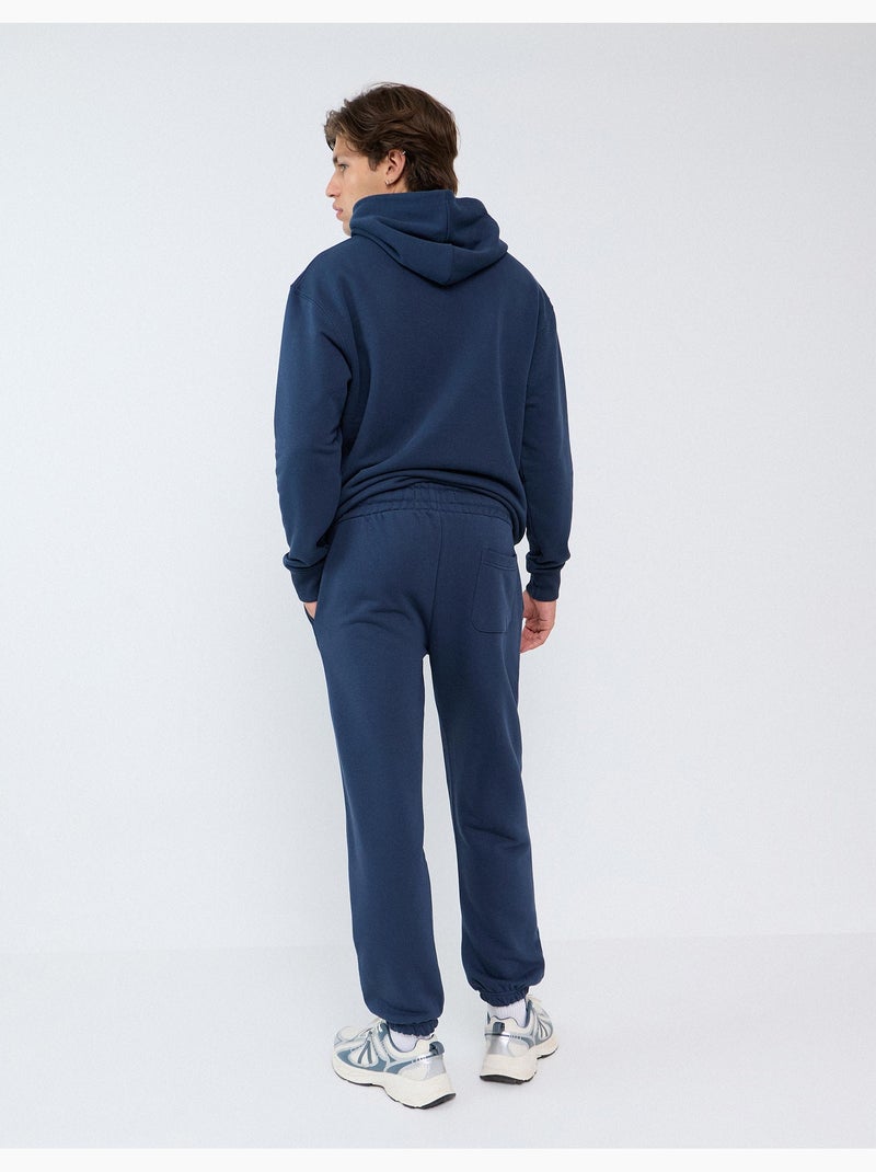 Pantalon de jogging en moelleux, mo fashion Bleu - Kiabi