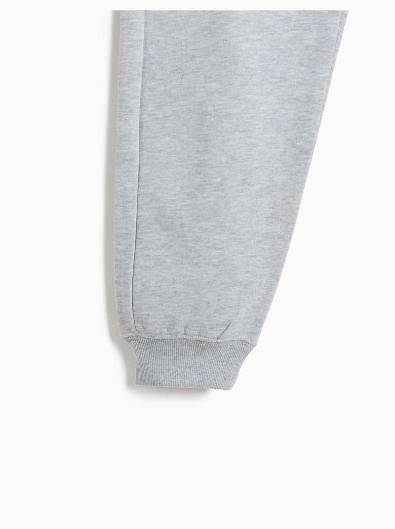 Pantalon de jogging en moelleux, mo fashion Gris - Kiabi