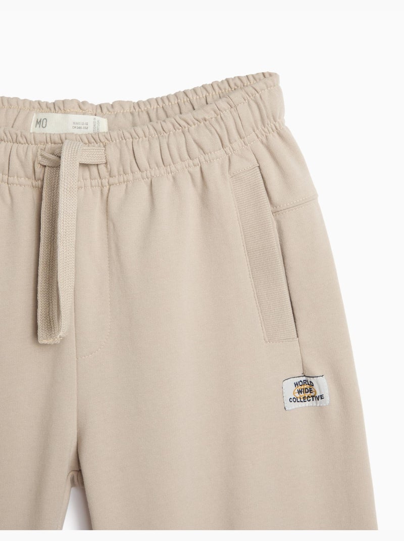 Pantalon de jogging en moelleux, mo fashion Gris - Kiabi