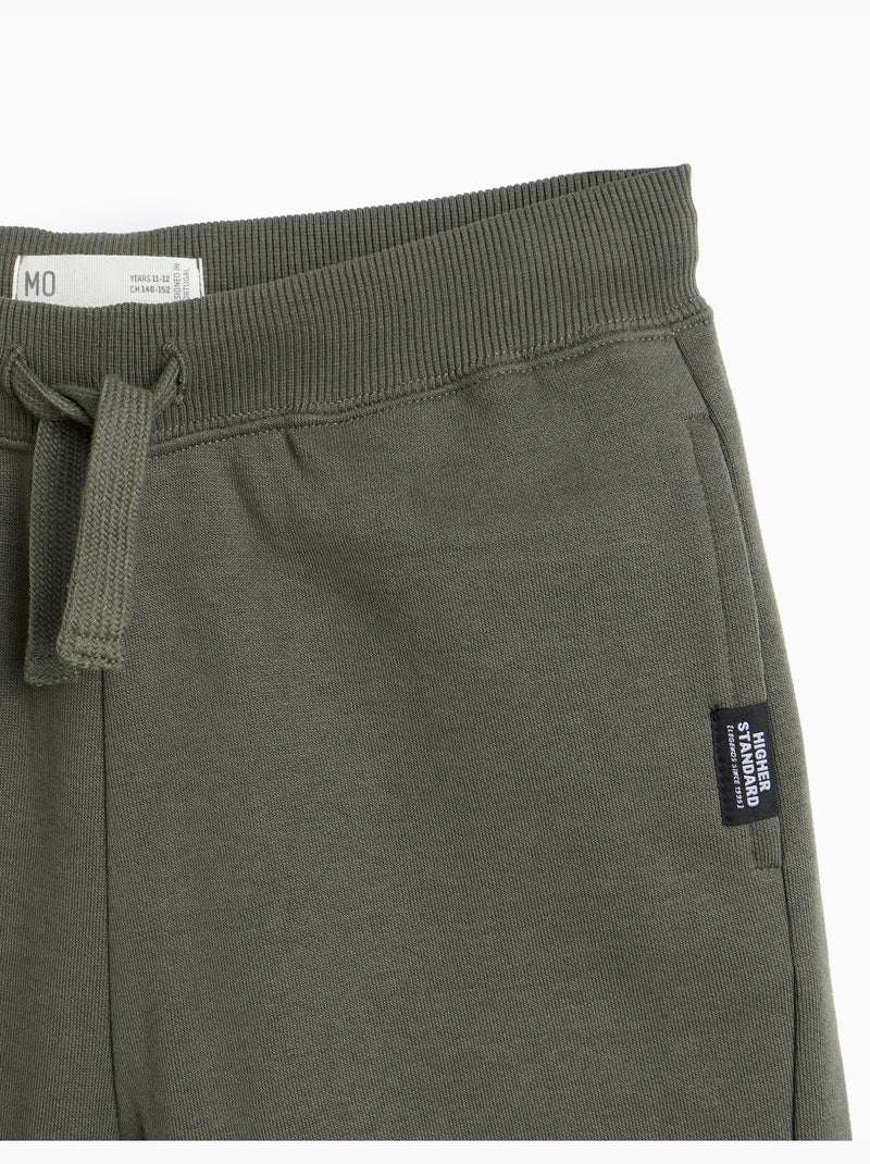 Pantalon de jogging en moelleux, mo fashion Vert - Kiabi