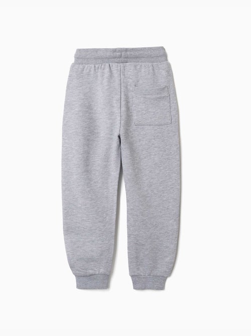 Pantalon de jogging en molleton avec cordon de serrage et poches - Kiabi