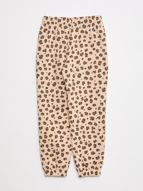 Pantalon de jogging en molleton gratté - Kiabi