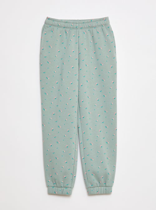 Pantalon de jogging en molleton gratté - Kiabi