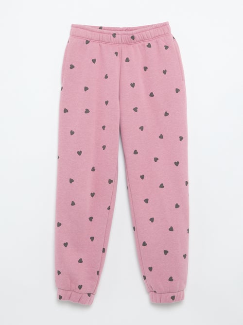 Pantalon de jogging en molleton gratté - Kiabi