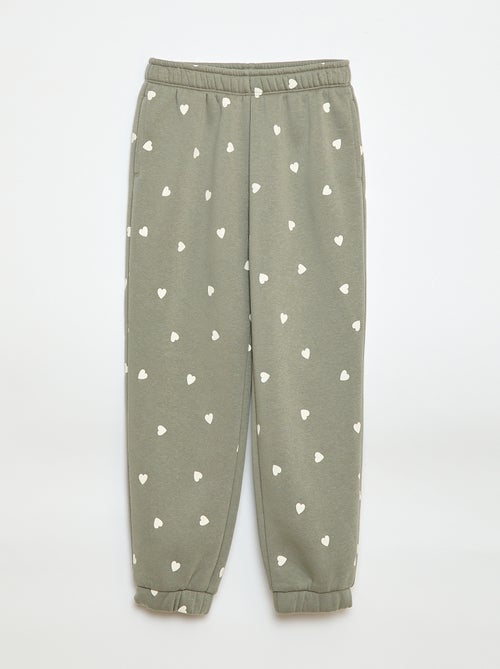 Pantalon de jogging en molleton gratté - Kiabi