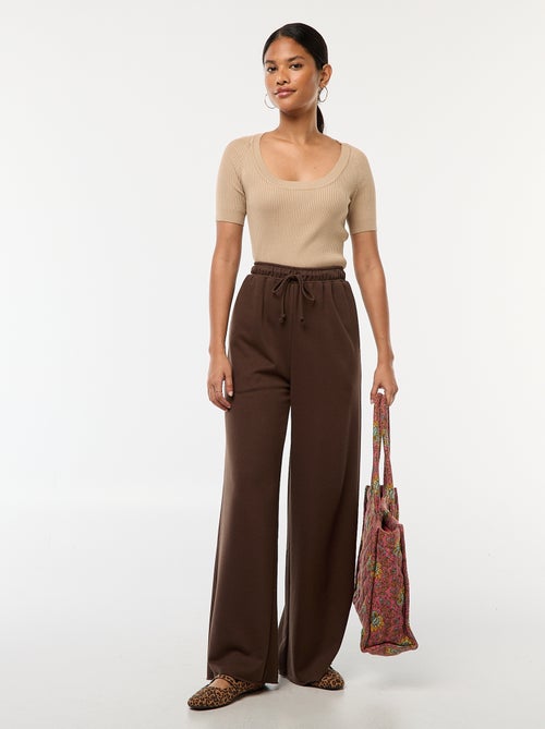 Pantalon de jogging en molleton léger avec 2 poches - Kiabi