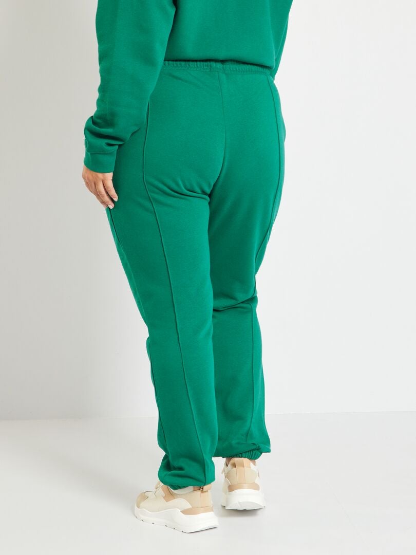 Pantalon de jogging en molleton Vert - Kiabi